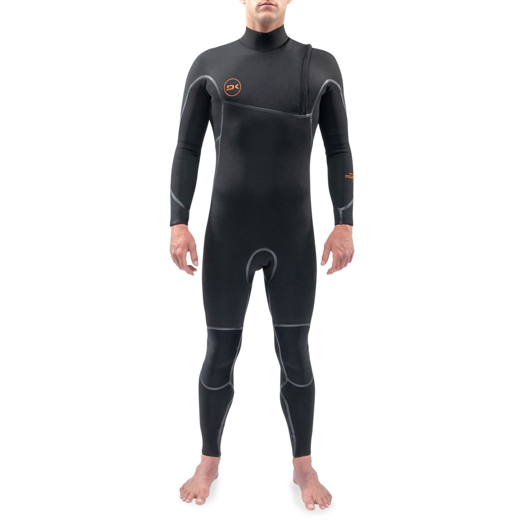 Dakine Mens Cyclone Zip Free Full Suit 3/2 (Black)